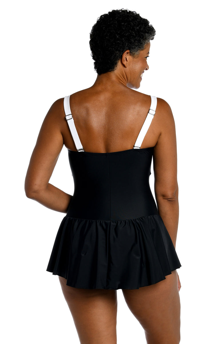 Buy Maxine Of Hollywood Women's Plus-Size Seam Front Swim Dress - View #6