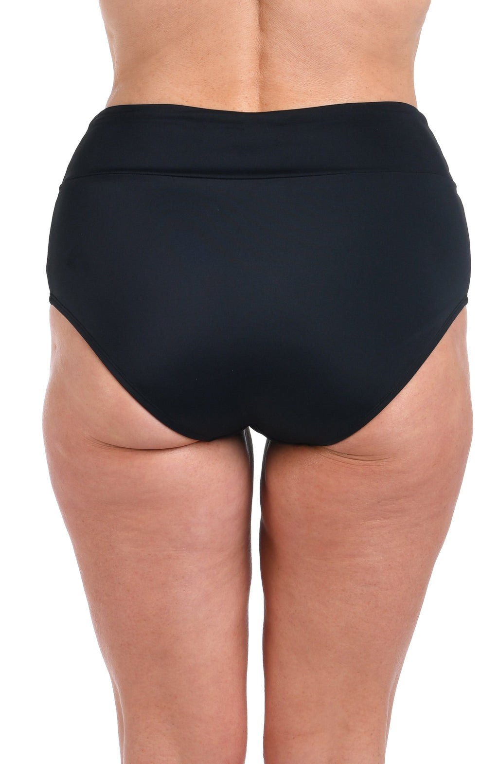 Maxine Of Hollywood Solids Mid Waist Bottom - Black