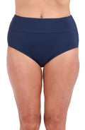 Maxine Of Hollywood Solids Mid Waist Bottom - Indigo