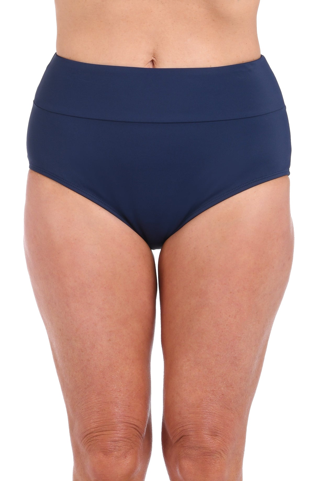 Maxine Of Hollywood Solids Mid Waist Bottom - Indigo