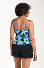 Chantilly Blooms Two Tiered Tankini Top - Final Sale
