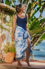 Toile De Tropical Pareo Wrap Cover Up - Final Sale