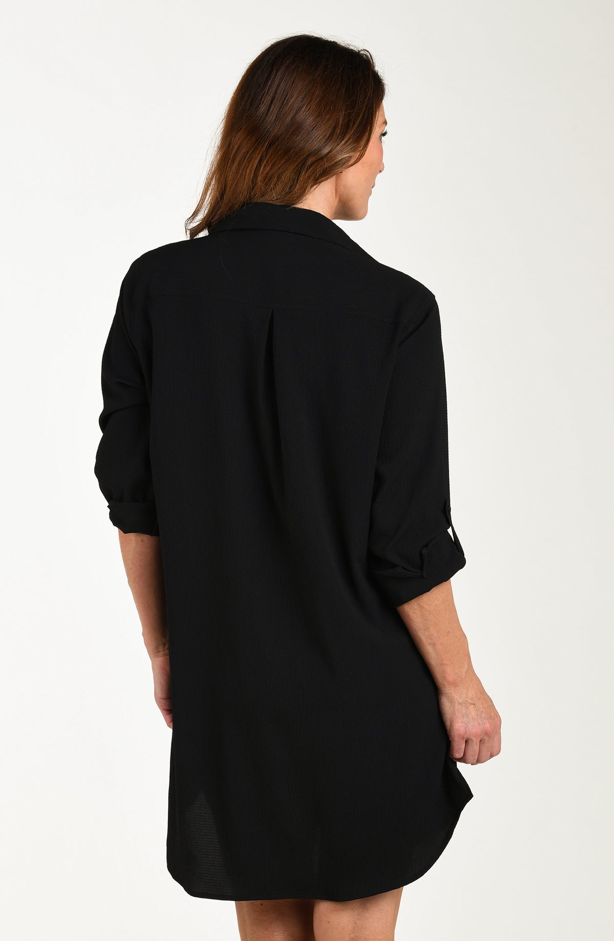 Maxine Of Hollywood Woven Covers Tunic - Black