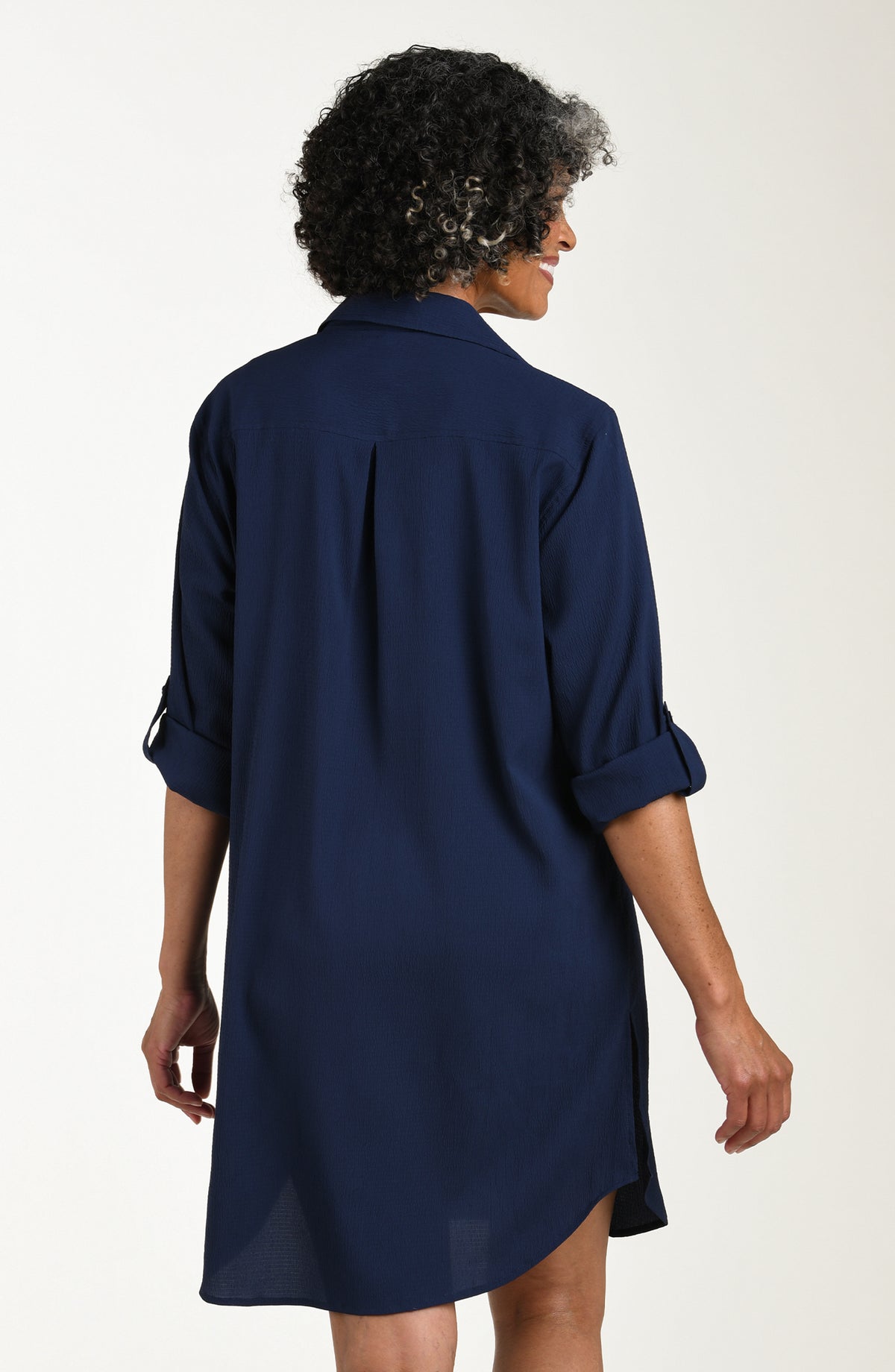 Maxine Of Hollywood Woven Covers Tunic - Indigo