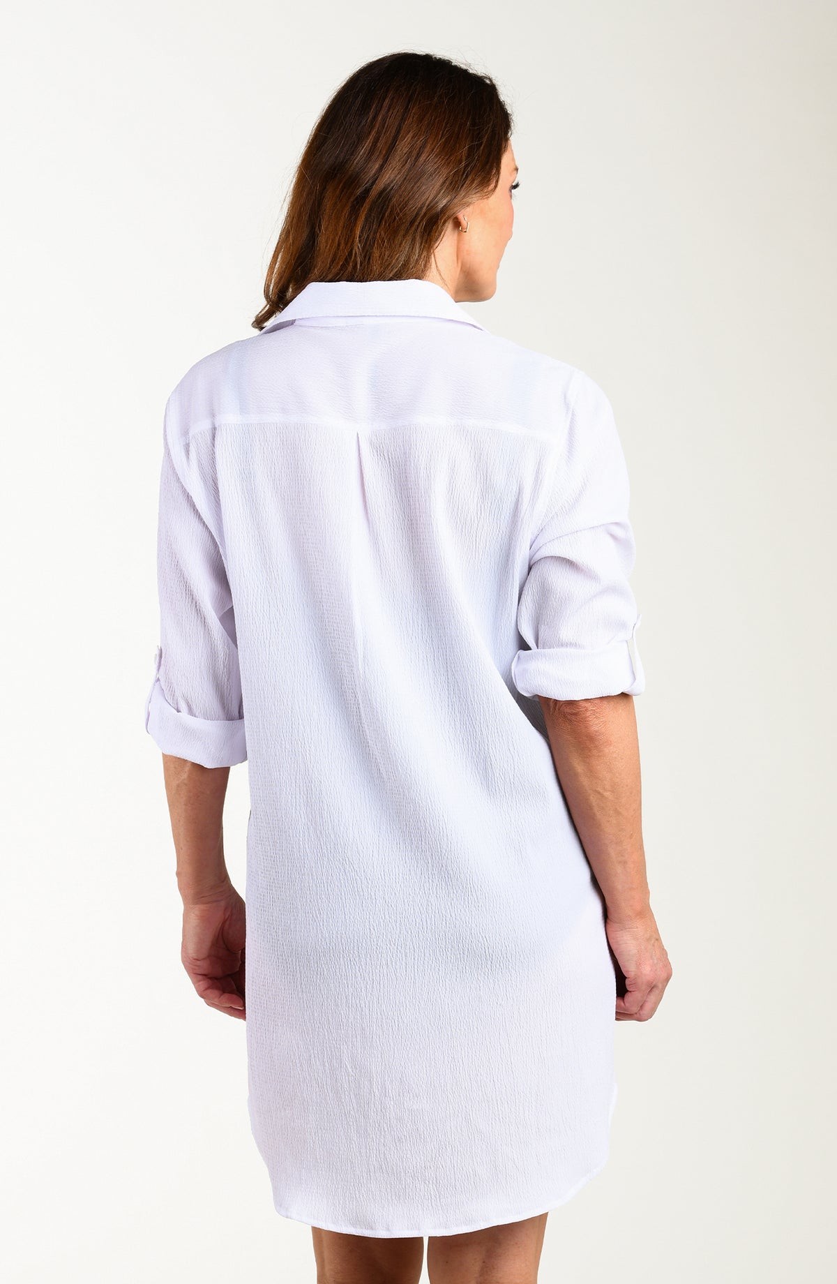Maxine Of Hollywood Woven Covers Tunic - White