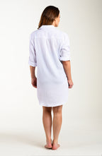 Maxine Of Hollywood Woven Covers Tunic - White