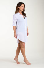 Maxine Of Hollywood Woven Covers Tunic - White
