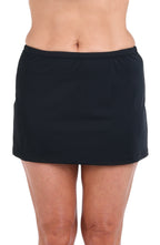 Maxine Of Hollywood Solids Swim Skirt - Black