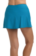 Maxine Of Hollywood Solids Swim Skirt - Emerald