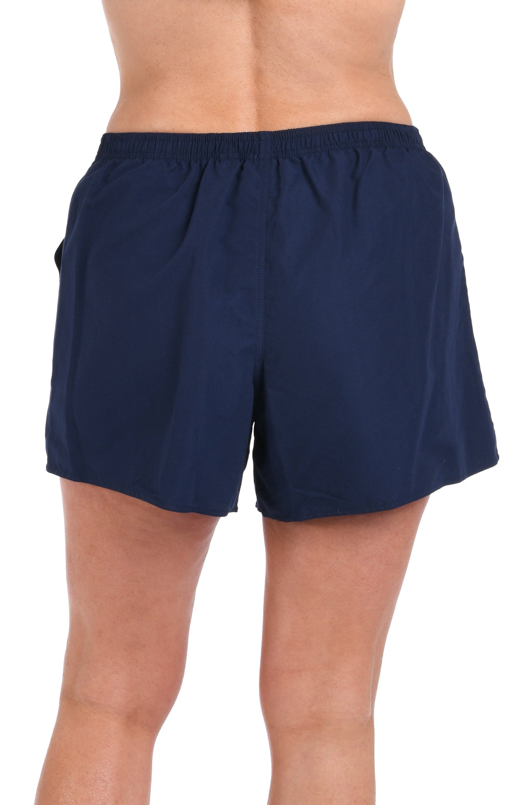 Maxine Of Hollywood Woven Solids Swim Board Short - Indigo