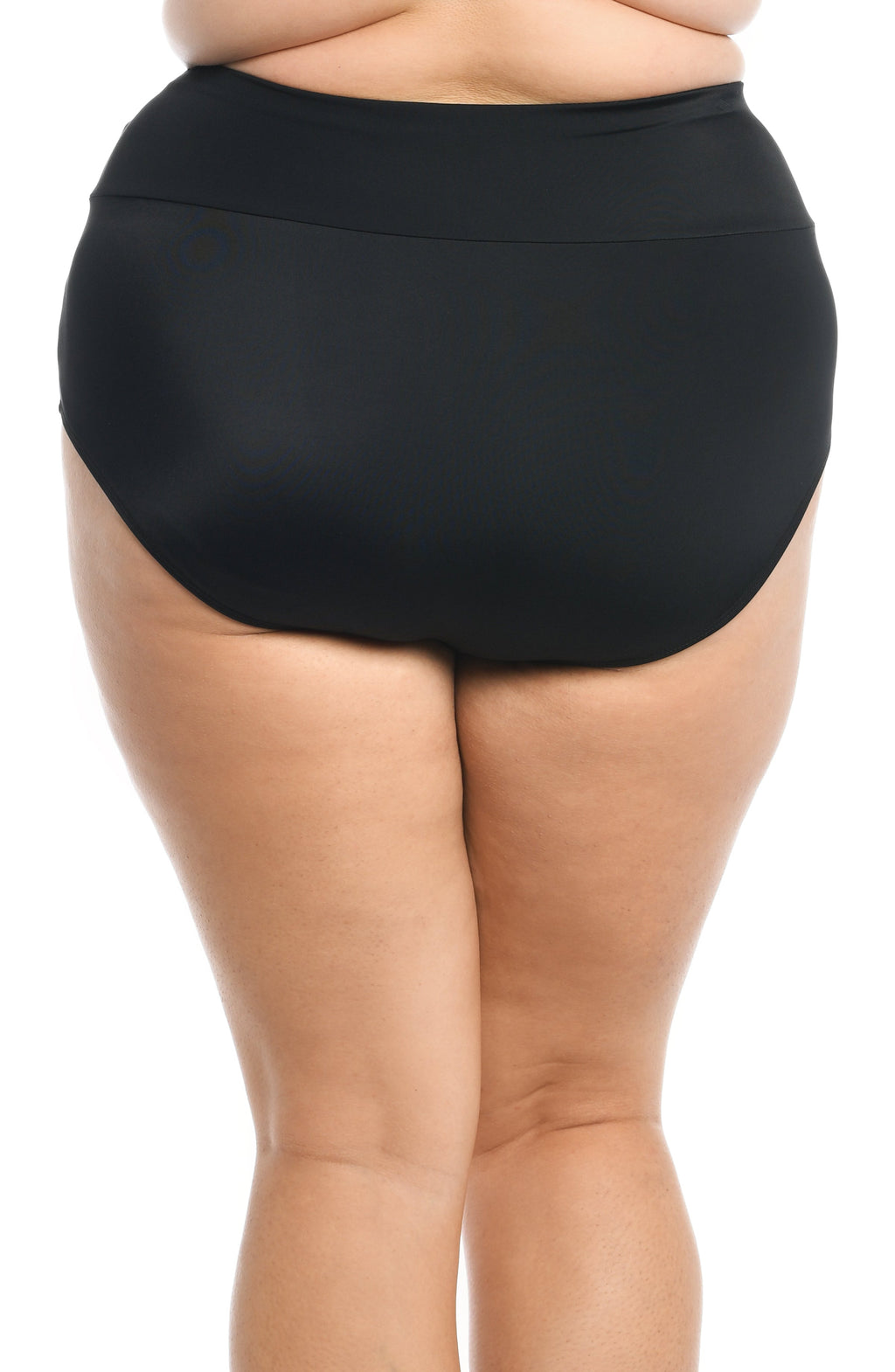 Maxine Of Hollywood Solids Mid Waist Bottom - Black