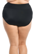 Maxine Of Hollywood Solids Mid Waist Bottom - Black