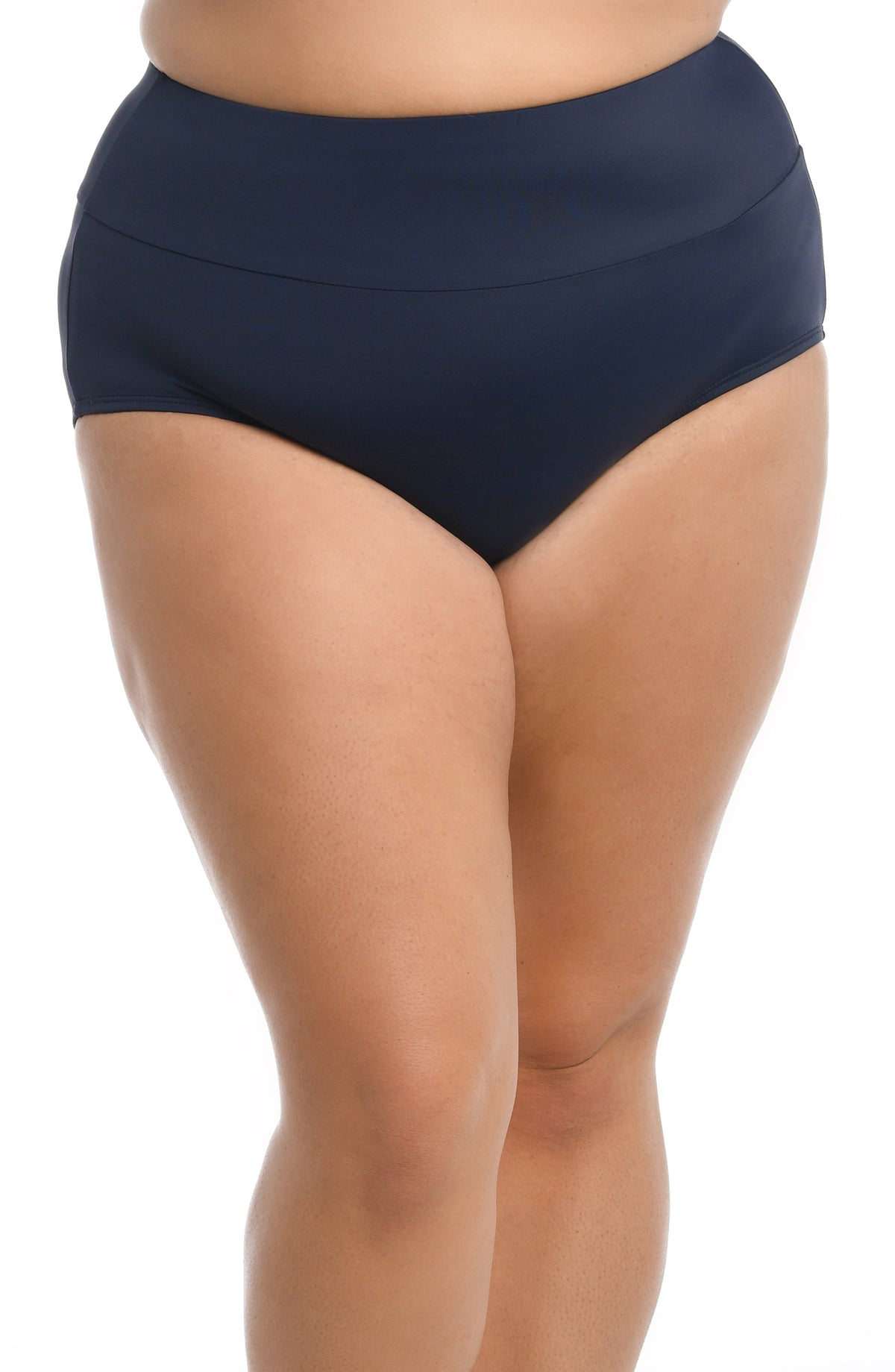 Maxine Of Hollywood Solids Mid Waist Bottom - Indigo