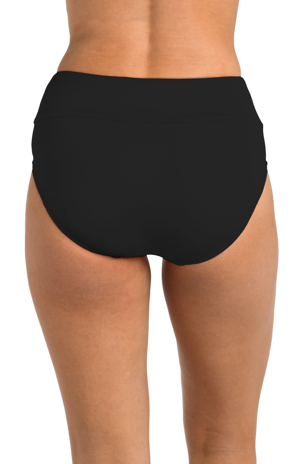 24th & Ocean Solids High Waist Bottom - Black