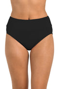 24th & Ocean Solids High Waist Bottom - Black