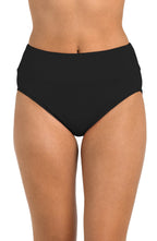 24th & Ocean Solids High Waist Bottom - Black
