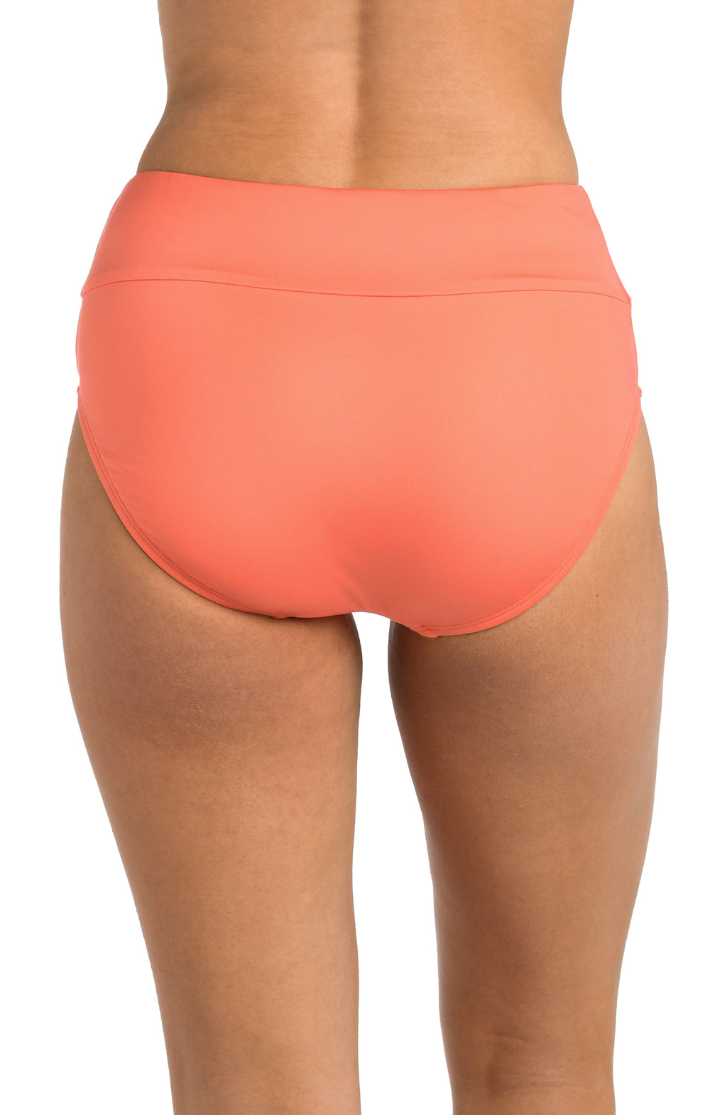 24th & Ocean Solids High Waist Bottom - Coral
