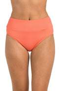 24th & Ocean Solids High Waist Bottom - Coral