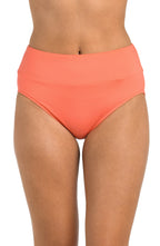 24th & Ocean Solids High Waist Bottom - Coral