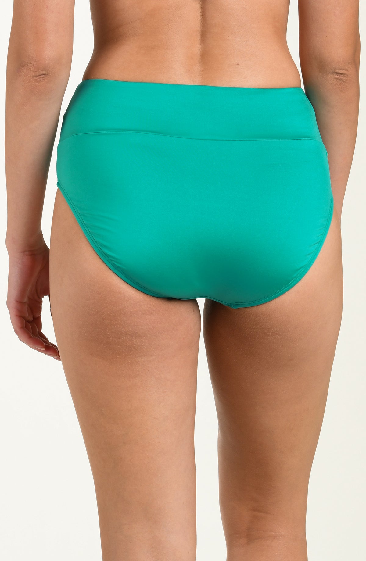 24th & Ocean Solids High Waist Bottom - Emerald