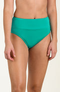 24th & Ocean Solids High Waist Bottom - Emerald