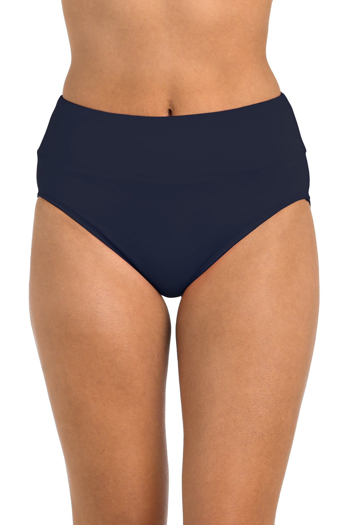 24th & Ocean Solids High Waist Bottom - Midnight