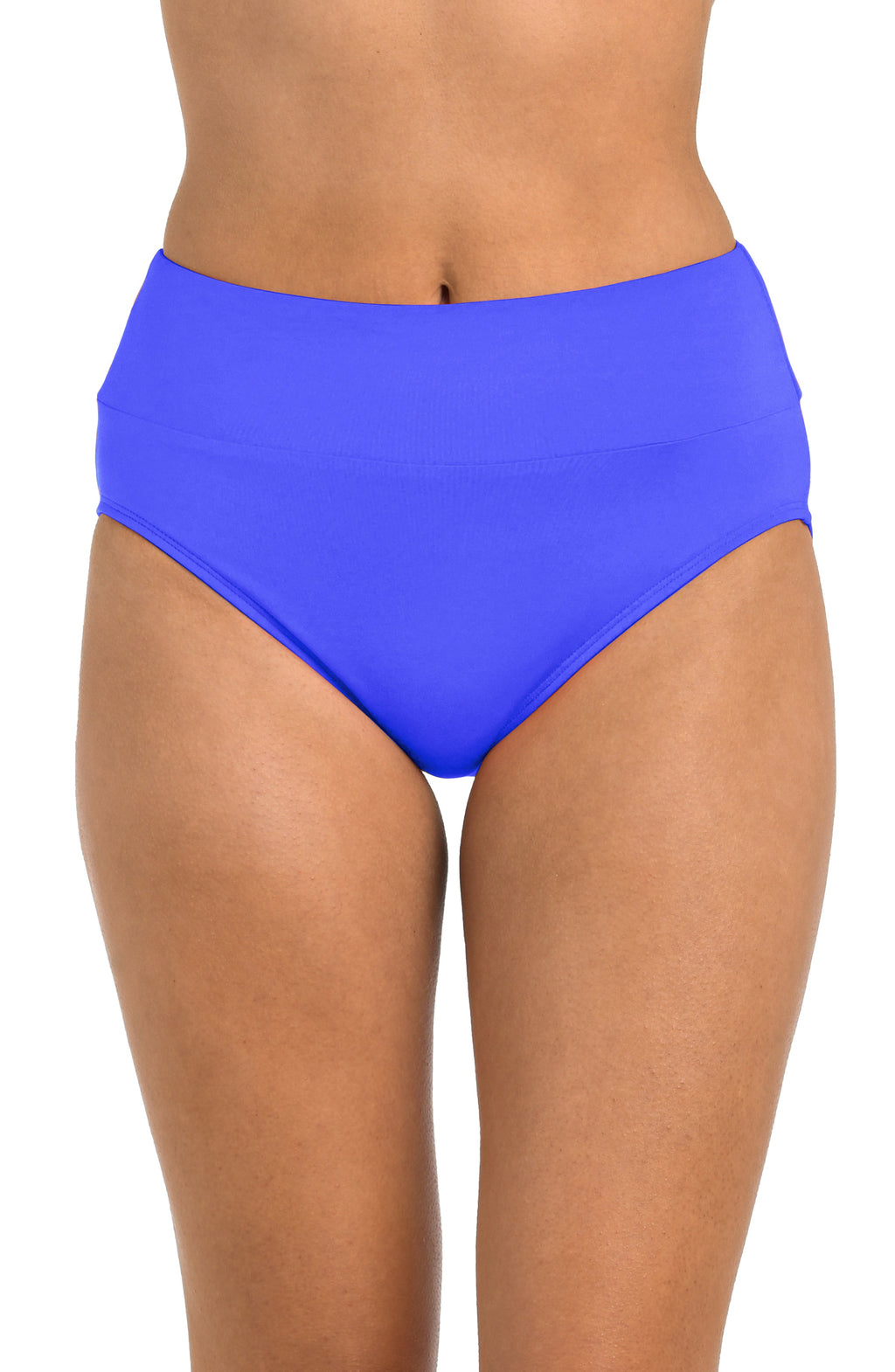 24th & Ocean Solids High Waist Bottom - Periwinkle