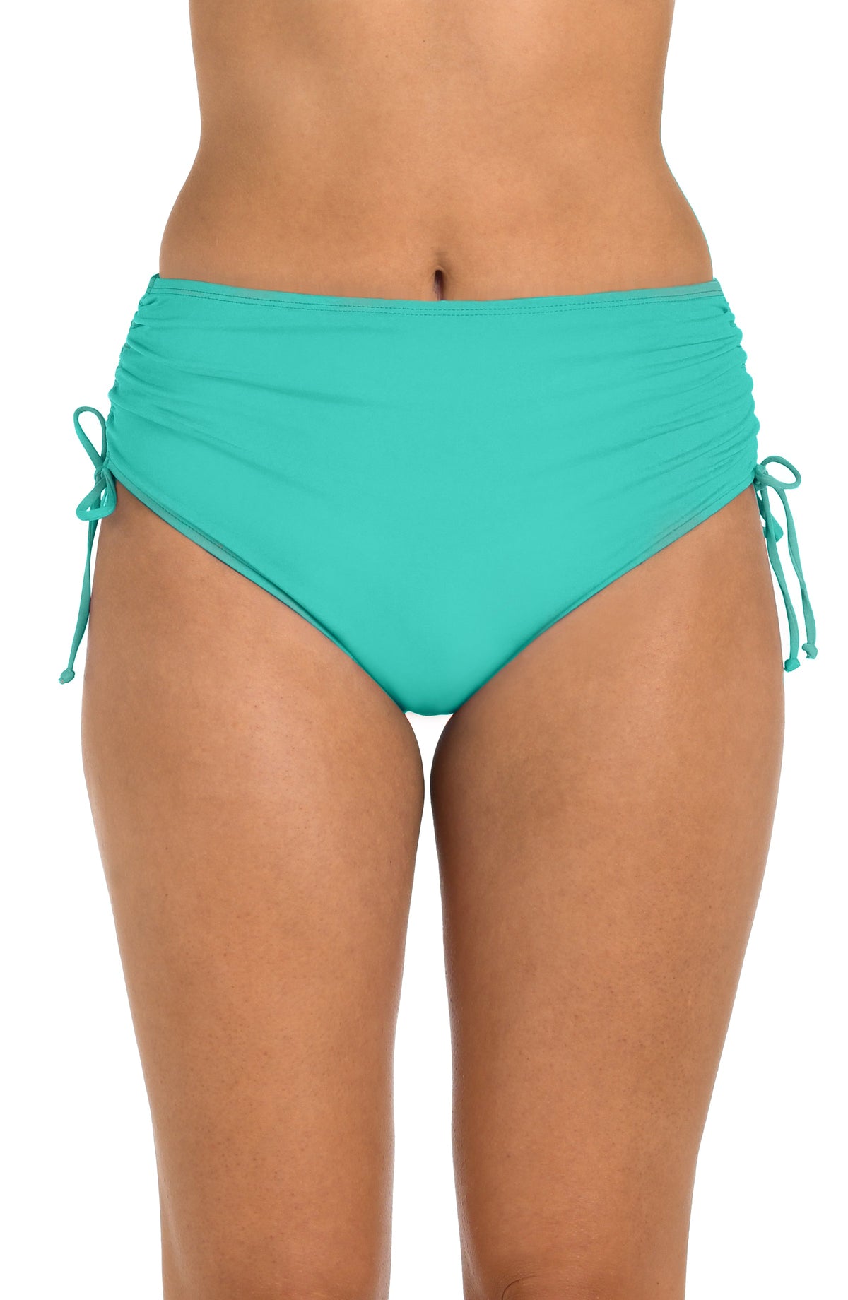 24th & Ocean Solids Adjustable Hipster Bottom - Aquamarine